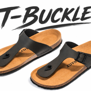 SNAILY SANDALS T-BUCKLE HITAM