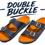 SNAILY SANDALS DOUBLE BUCKLE NAVY