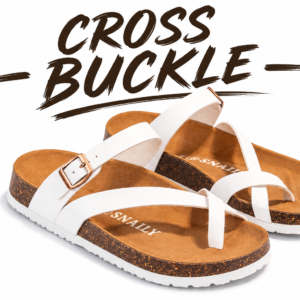 SNAILY SANDALS CROSS BUCKLE